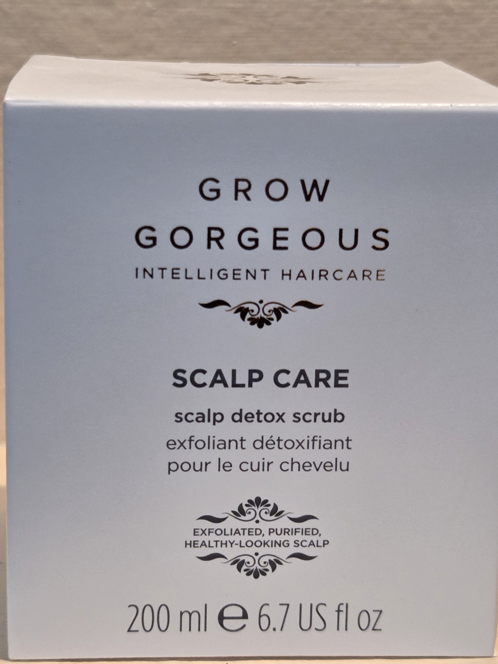 Grow Gorgeous Scalp Care Scalp Detox Scrub 200ml 6.7 fl oz New in Box
